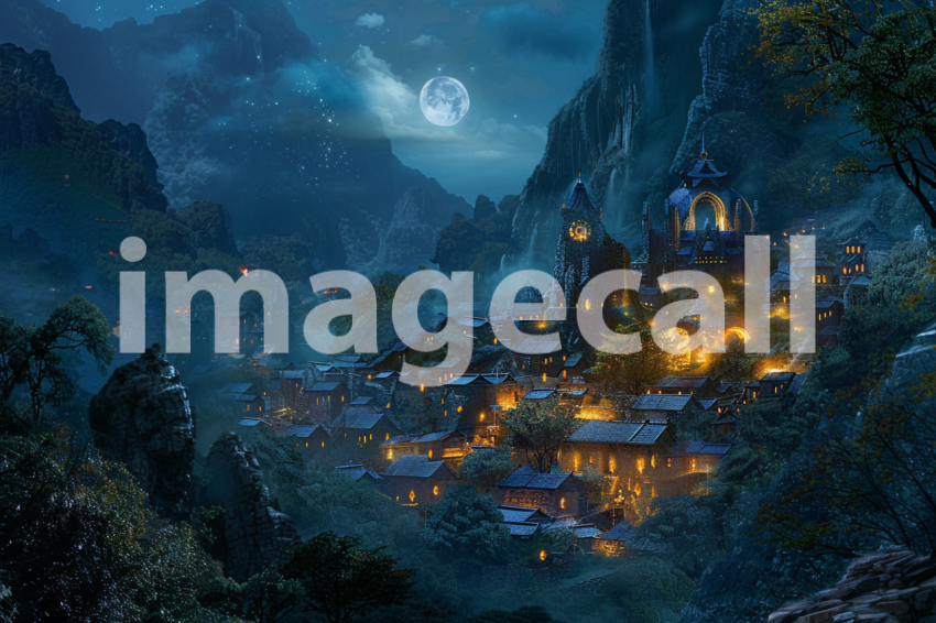 Cspreeti A village enveloped in a mystical aura under the lig bed2bfad 4a84 40aa 9ce2 63f040e1a789 3