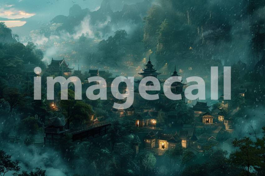 Cspreeti A village enveloped in a mystical mist where the air b413ed8d a05e 4019 a721 25f93b3229bd 2