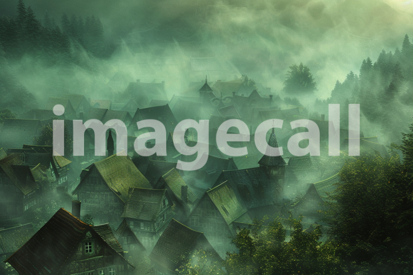 Cspreeti A village enveloped in an early morning mist where t 83308955 d964 4fc7 8411 1dab7daedb2b 2