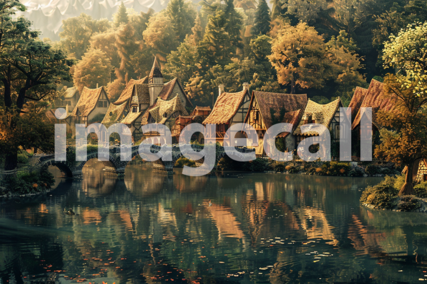 Cspreeti A village surrounded by a shimmering lake its waters 7200b055 2671 4aa7 83e6 d2f7c72ddf8e 1