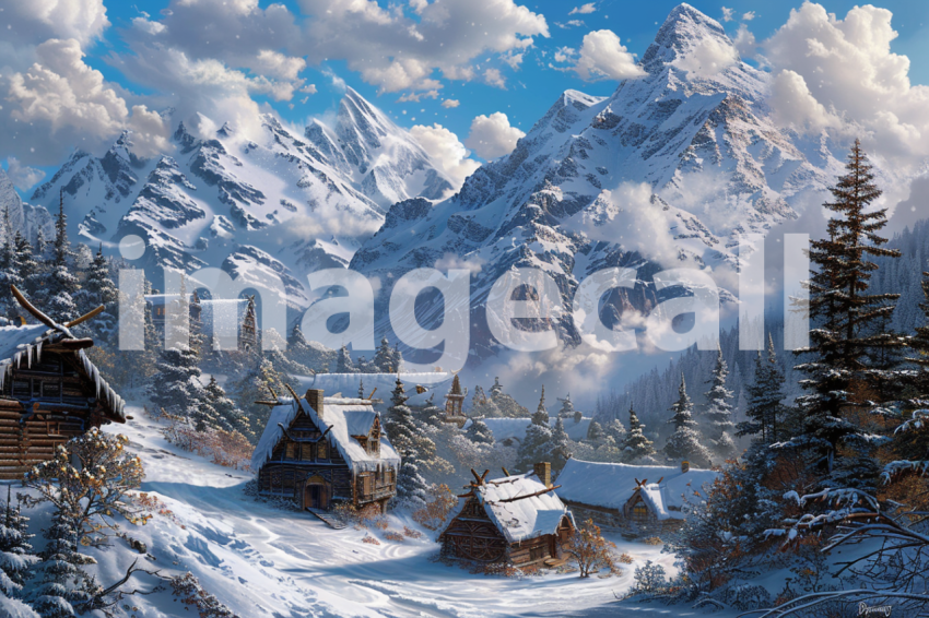 Cspreeti A village surrounded by towering snow capped mountai c8210991 6160 4e8d b852 13379fb46d8f 3