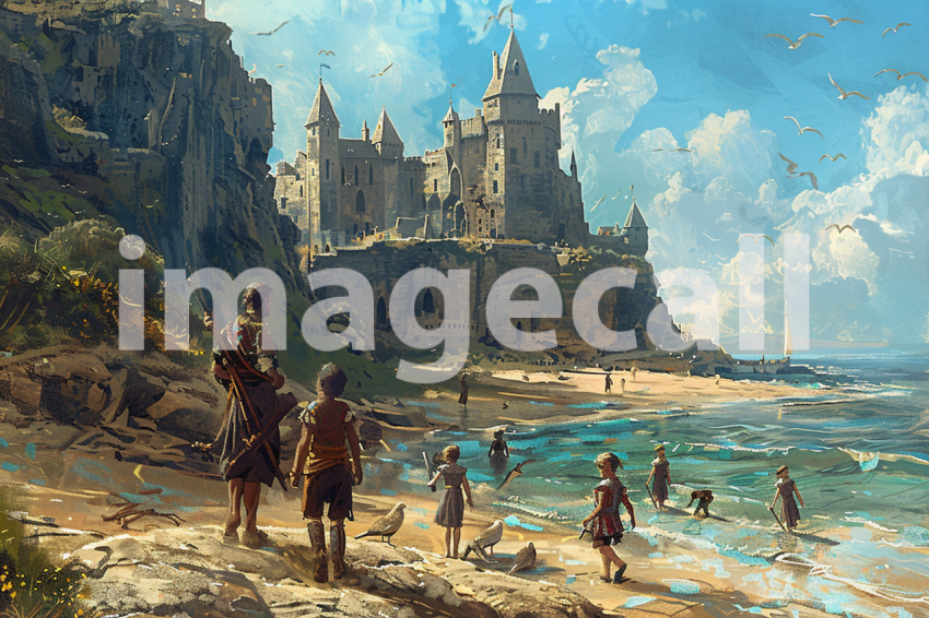 Cspreeti Children play in the sandy coves that dot the coastl 1bdf4401 c84c 45a6 b907 dcd6b14531b9 0