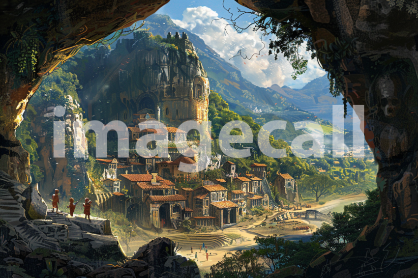 Cspreeti Children play among the rocky outcroppings that dot  d1795ff4 e349 4db6 b4c7 299a70958ede 2