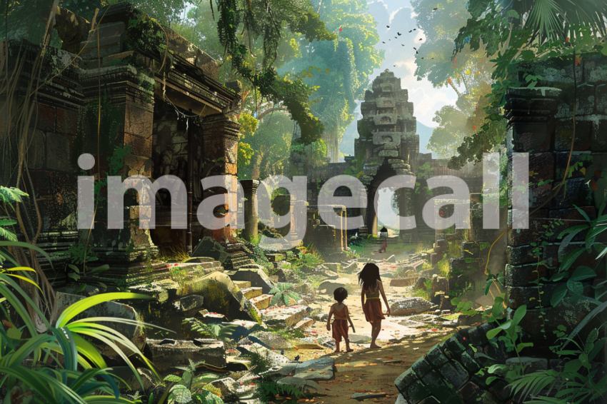 Cspreeti Children play among the ancient ruins that lie on th 2f2032e8 7a64 4e0d 8ec9 df8fd6be4c9a 1