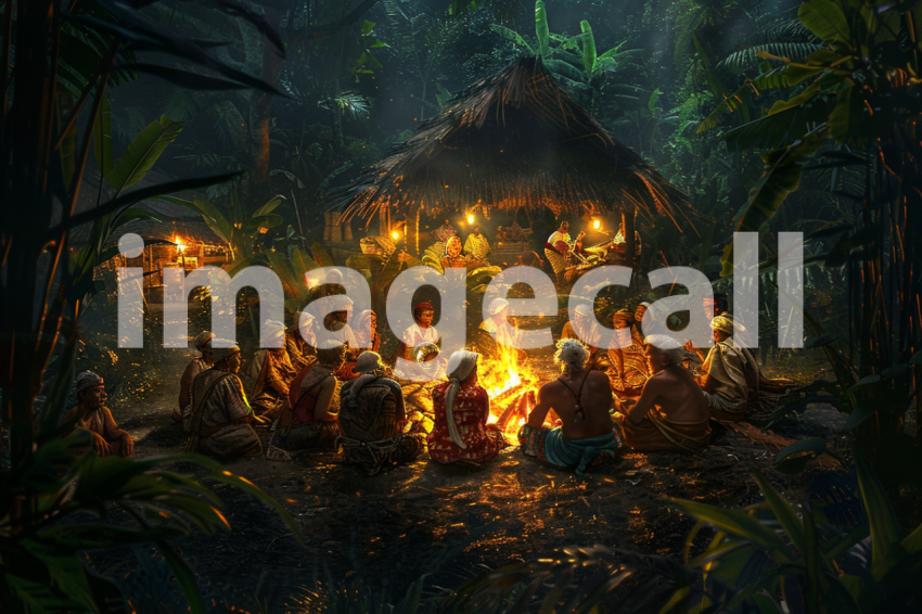 Cspreeti Elderly villagers gather around a crackling fire in  3ebe2a02 163d 426e 8418 b53a3f1ae2c3 2