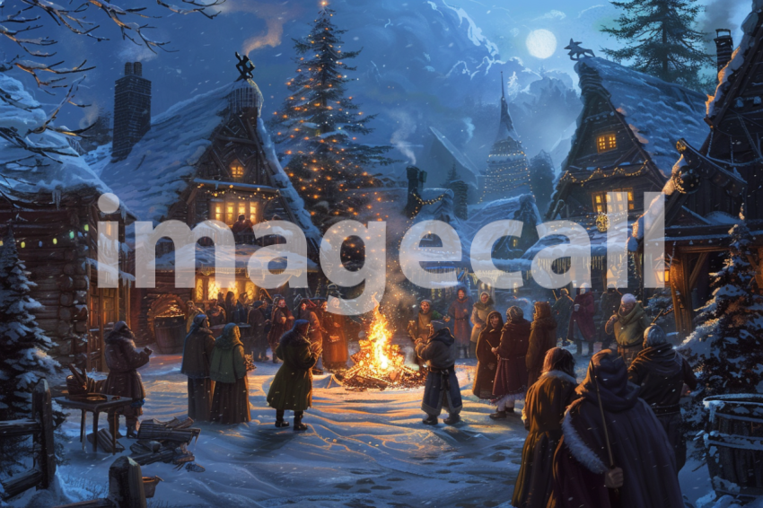 Cspreeti Elderly villagers gather around a crackling bonfire  186dd078 26eb 46c8 91f0 b5977fa5235b 1