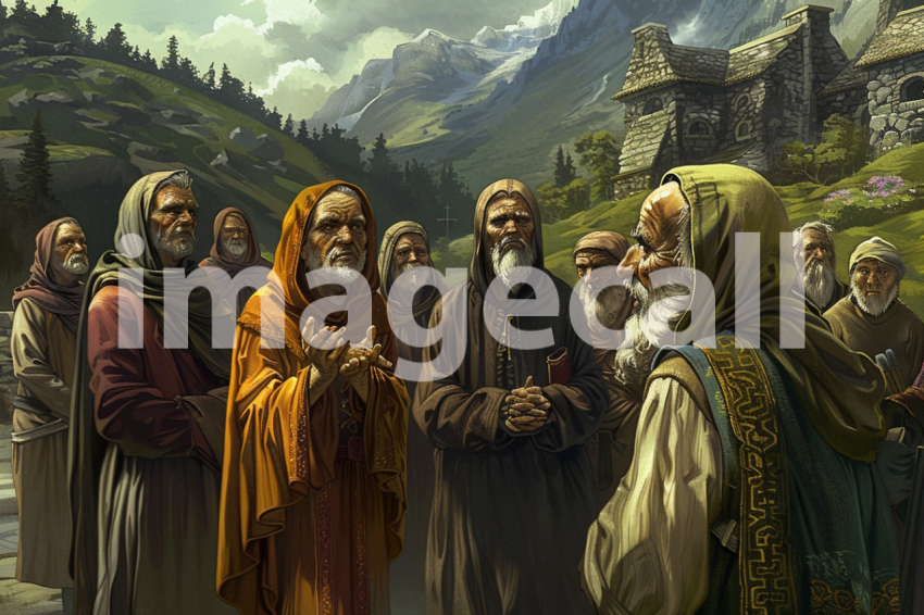 Cspreeti Elderly villagers gather in the village square their 02a8c0ac 87e2 44c5 a00f bda5bc189e51 1