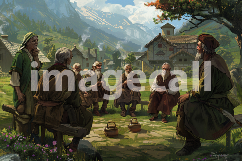 Cspreeti Elderly villagers gather in the village square to sh 02c64031 60a4 4833 9658 8d04b5d71437 1