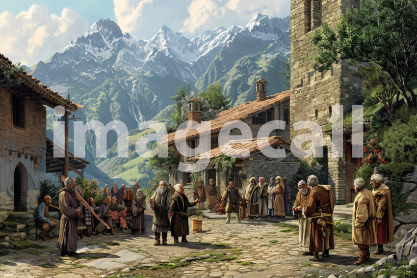 Cspreeti Elderly villagers gather in the village square their 02a8c0ac 87e2 44c5 a00f bda5bc189e51 3
