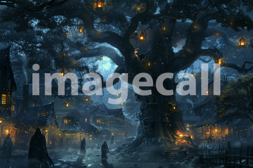 Cspreeti Ghostly figures wander the village square at midnigh 7a0a2c5c b234 4006 97d9 7b4d290ac276 3