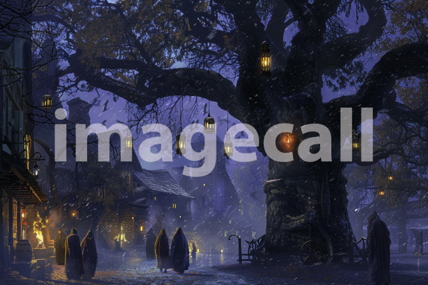 Cspreeti Ghostly figures wander the village square at midnigh 7a0a2c5c b234 4006 97d9 7b4d290ac276 1