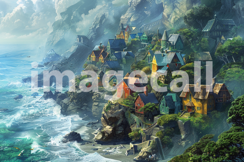 Cspreeti The village nestled along the rugged sea coast its c b57c0e03 9685 47b1 9473 c9781a174d52 0