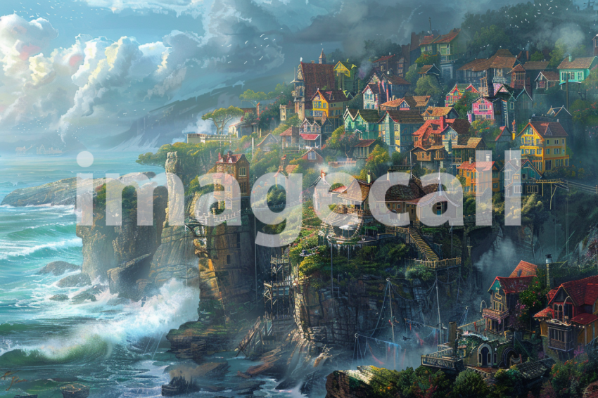 Cspreeti The village nestled along the rugged sea coast its c b57c0e03 9685 47b1 9473 c9781a174d52 2