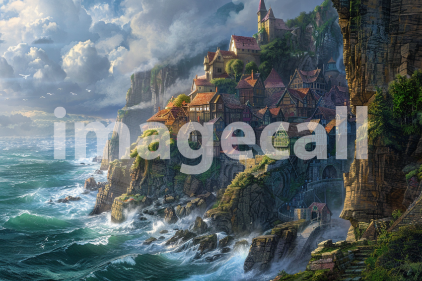 Cspreeti The village nestled along the rugged sea coast its c b57c0e03 9685 47b1 9473 c9781a174d52 3