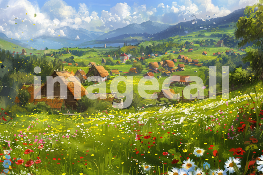 Cspreeti The village nestled in a lush green valley its thatc af93bc38 9f73 4d69 9eac 287aa135a98f 3