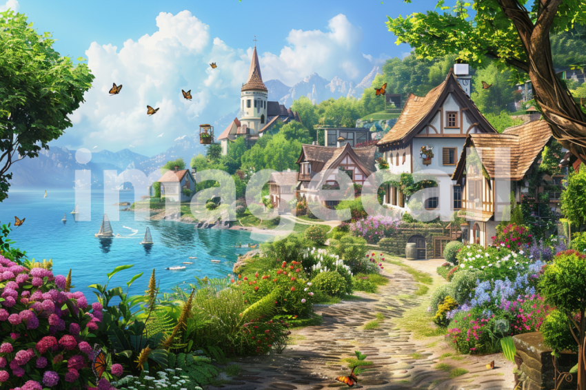 Cspreeti The villages coastal gardens are a riot of color and 24c385b4 2f85 48a6 87b6 8d7aec7f37b5 2