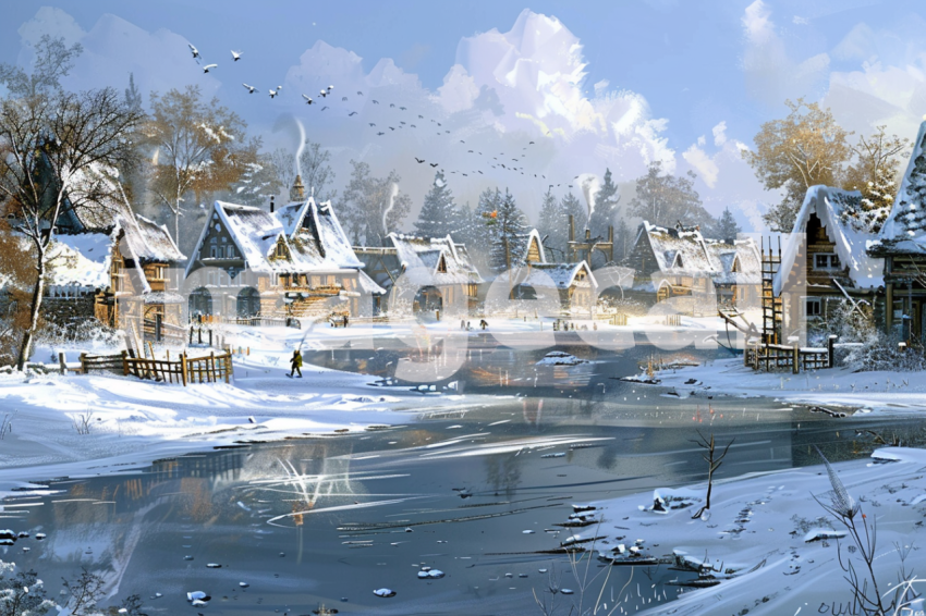 Cspreeti The villages frozen lake is a popular spot for ice s ed2b29d5 ec21 4079 bf3b 95d7aae9616c 2