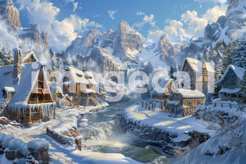 Cspreeti The villages frozen waterfall is a stunning sight it 2a135250 c3a7 440f bac8 9e14e0bfaadf 3