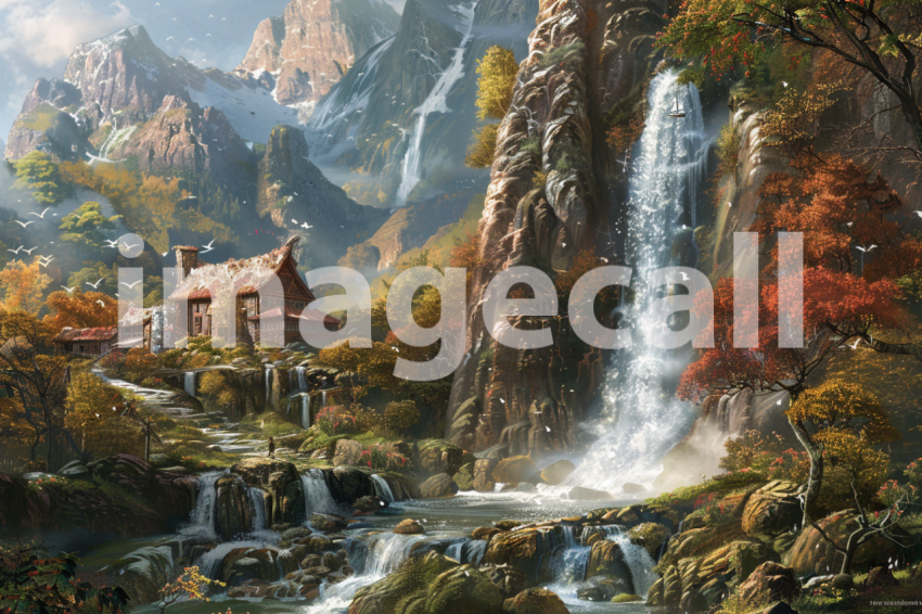 Cspreeti The villages hidden waterfall cascades down the rock aff50997 427b 42e3 876c 2fe79409d202 2