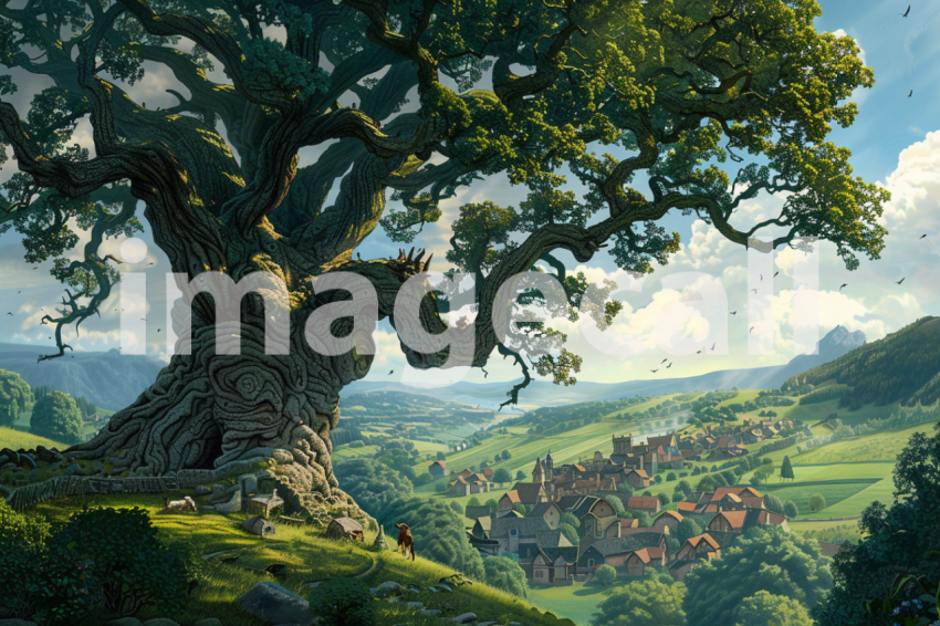 Cspreeti The villages grand oak tree stands as a silent senti 4c30542a 04e5 4286 9864 e86ec0226927 1