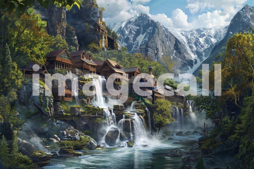 Cspreeti The villages hidden waterfall cascades down the rock aff50997 427b 42e3 876c 2fe79409d202 3