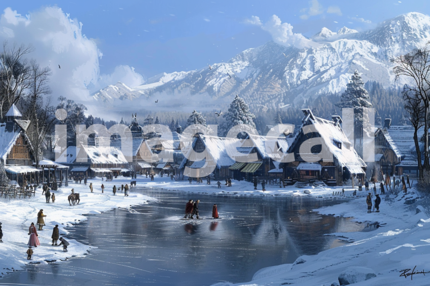 Cspreeti The villages frozen lake is a popular spot for ice s ed2b29d5 ec21 4079 bf3b 95d7aae9616c 1