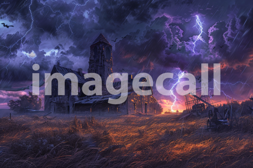 Cspreeti A haunted farm engulfed in a perpetual storm lightni 177e250f 13b6 44c5 aa8c a0dd4c41e127 1