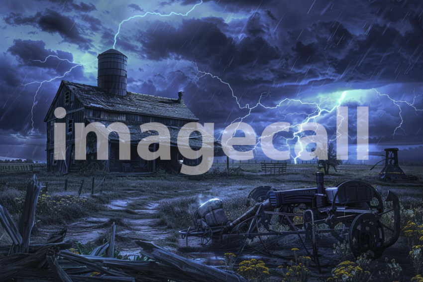 Cspreeti A haunted farm engulfed in a perpetual storm lightni 177e250f 13b6 44c5 aa8c a0dd4c41e127 2