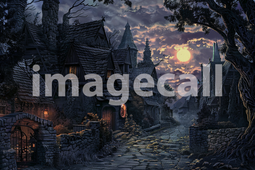 Cspreeti A haunted village shrouded in perpetual twilight the 30525dc5 abed 4a2b a650 2b9454280e97 1