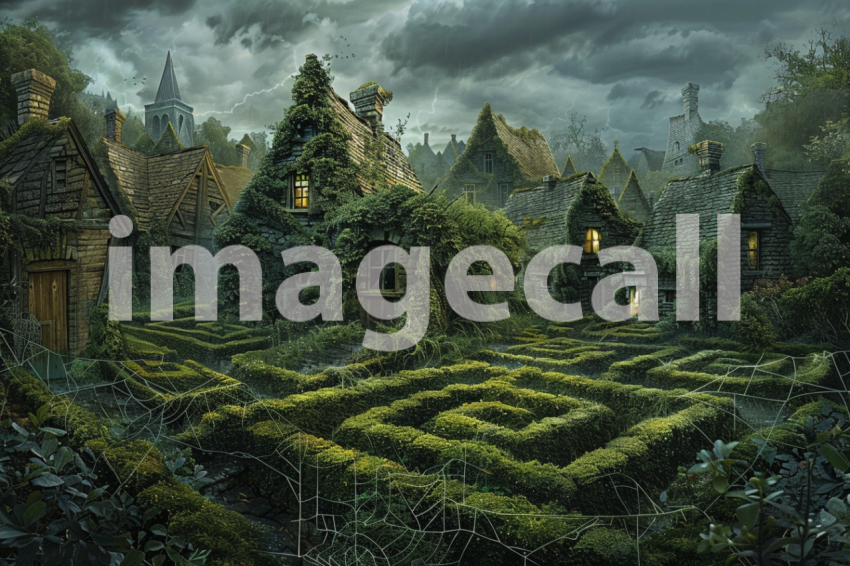 Cspreeti A haunted village surrounded by an ancient overgrown 3d29ae36 dd97 46ce 9f24 7b81ebdf98a3 1