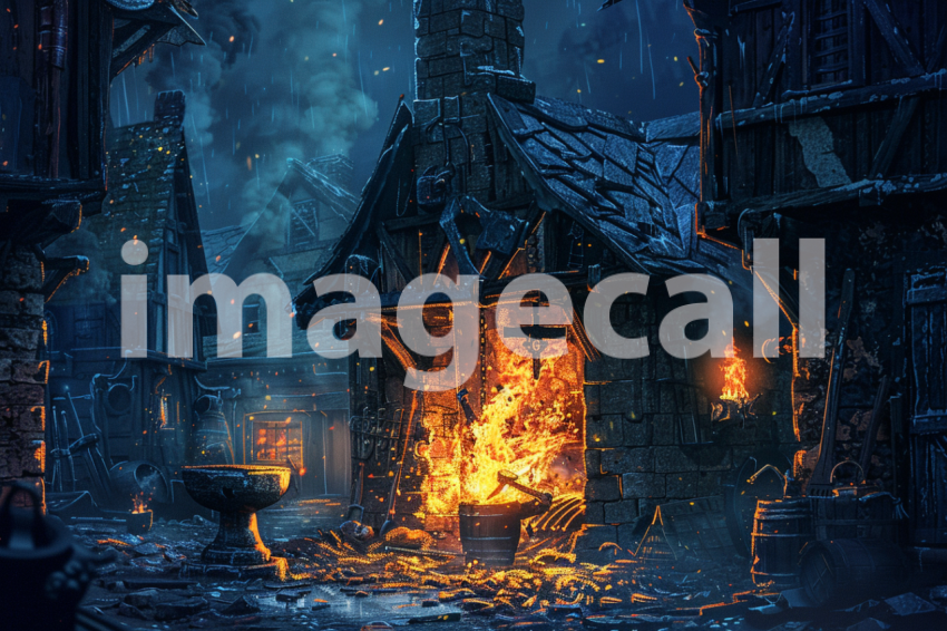 Cspreeti A spectral blacksmiths forge glows with ghostly fire 15cdcb0a e4bd 46dc 97fb 2cec6608ecb8 0