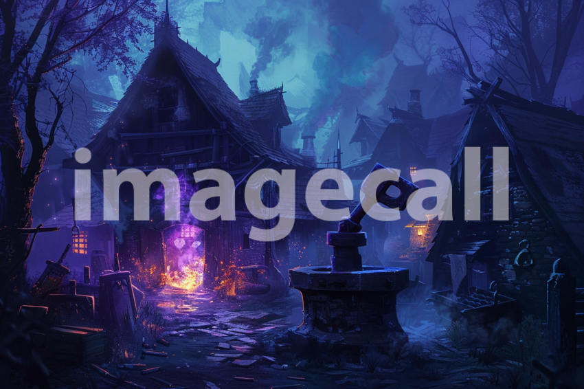 Cspreeti A spectral blacksmiths forge glows with ghostly fire 15cdcb0a e4bd 46dc 97fb 2cec6608ecb8 2