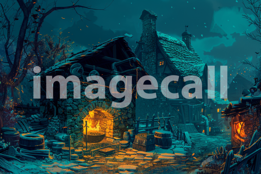 Cspreeti A spectral blacksmiths forge glows with ghostly fire a15e6d9d 5f9e 4760 ada8 6b6469b7bbc3 0