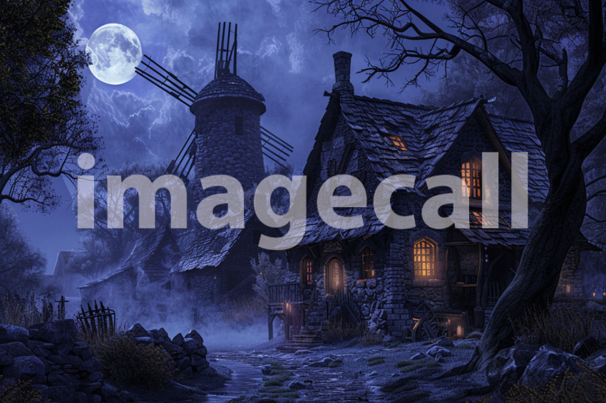 Cspreeti Ghostly whispers fill the haunted village windmill i 3d22c5f9 f4d5 4561 87a9 acf386ae3cc3 3