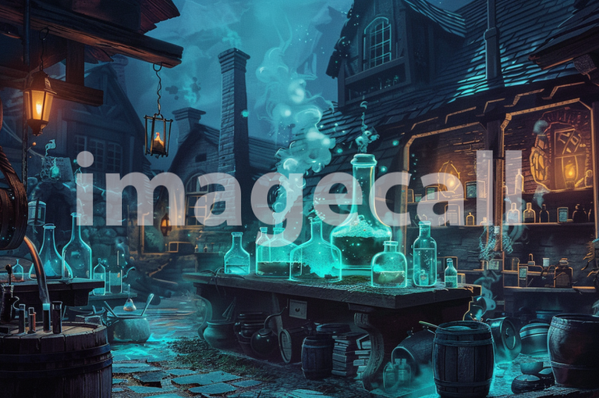 Cspreeti Haunted village alchemists lab where bubbling potion cfa35f5c b047 4e35 bb62 2b6a65091f7b 2