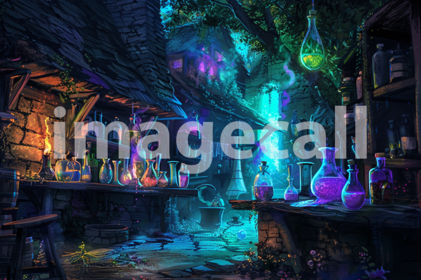 Cspreeti Haunted village alchemists lab where bubbling potion cfa35f5c b047 4e35 bb62 2b6a65091f7b 3