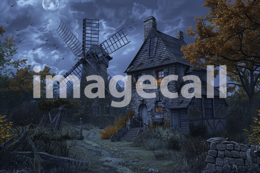 Cspreeti Ghostly whispers fill the haunted village windmill i be245706 590a 4229 b460 e2e47a3b6dd6 3