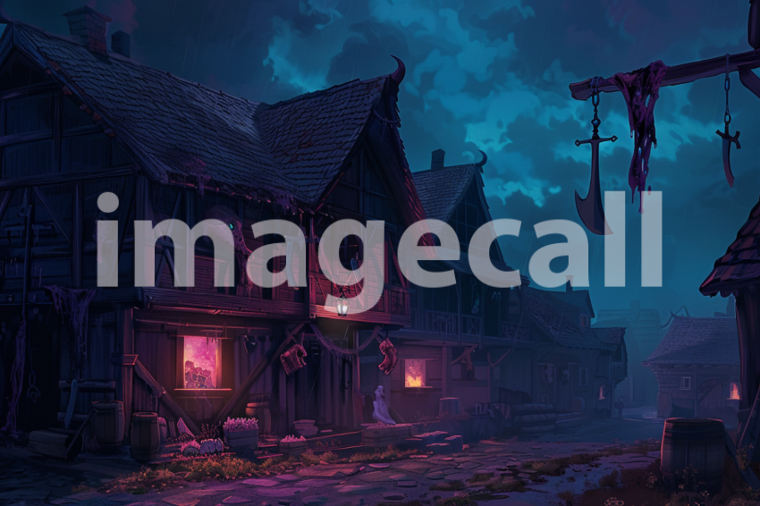 Cspreeti Haunted village butchers shop its cleavers swinging  60d8120e 4dce 45b4 a31c 48225398ac7e 3