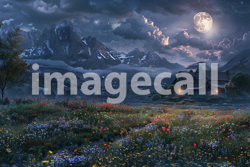 Cspreeti A village surrounded by fields of wildflowers that b a1851109 77ca 4c68 88fc 34508ed001b1 2