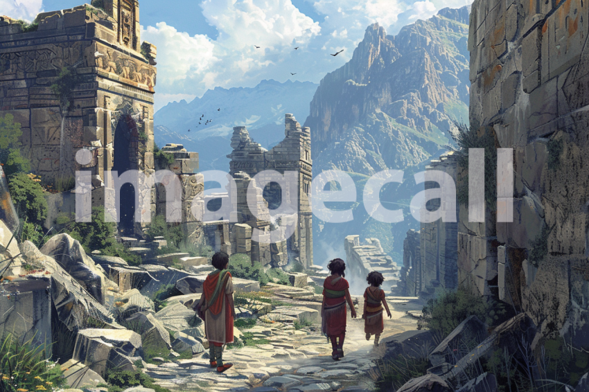 Cspreeti Children explore the villages ancient ruins their fo 85d689e8 79ec 42ca af66 efbaa9f8841d 2