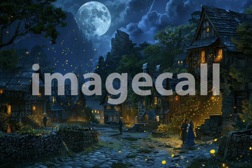 Cspreeti Children play beneath the silver beams of the full m 5c0cae83 eb36 436d 98e1 797e1353d32e 1