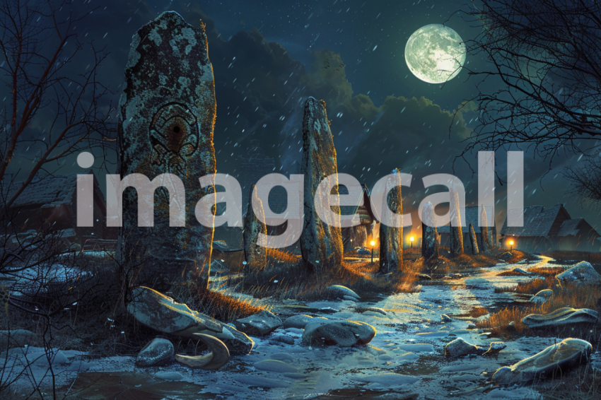 Cspreeti The villages ancient standing stones are bathed in m 365e9d81 7b69 4257 a703 c70ebf14305e 0