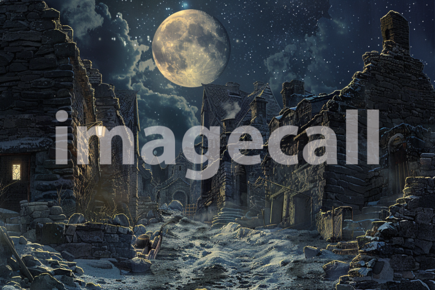 Cspreeti The villages ancient stone walls are washed in silve 10816db2 9ce5 446a 97d9 e36df3ca7374 1