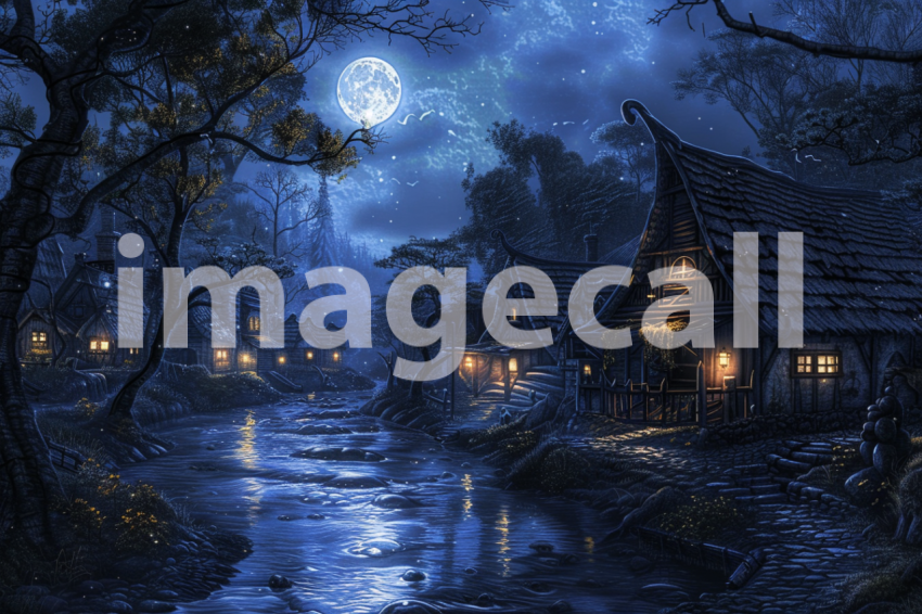 Cspreeti The villages winding river reflects the full moons r 5a0f4e0c 7bd9 48a7 bfbb 893053e64c96 2