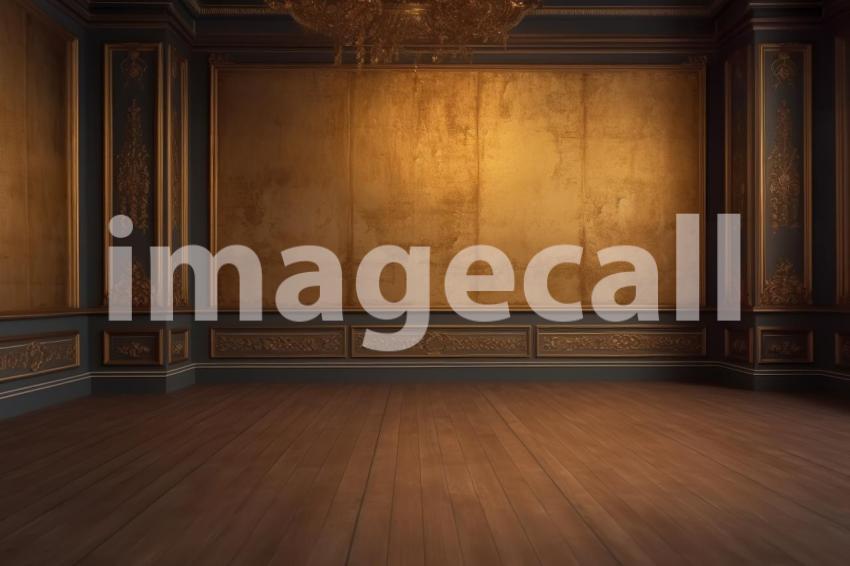 A064 Classic Gold Wallpaper Backdrops (5)