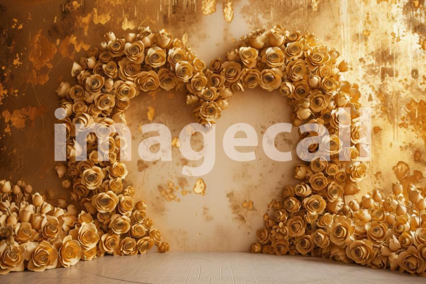 ST0004   Floral Heart Backdrops (8)