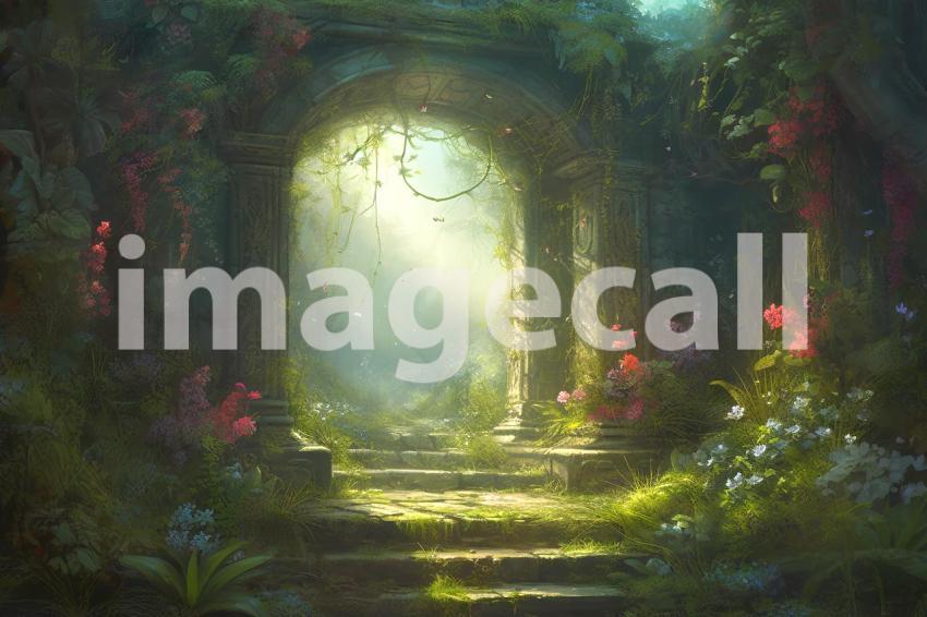 A005 Fantasy Forest Arch Backdrops (4)