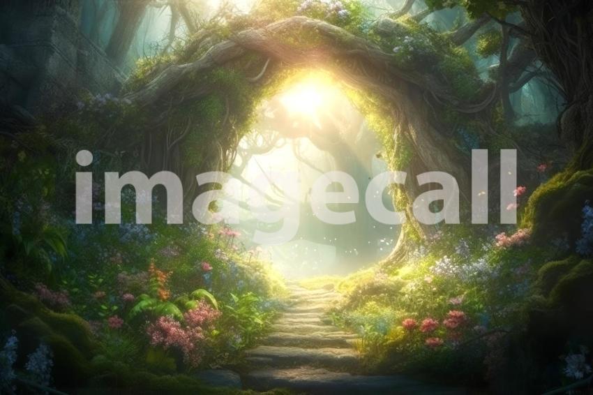 A005 Fantasy Forest Arch Backdrops (5)