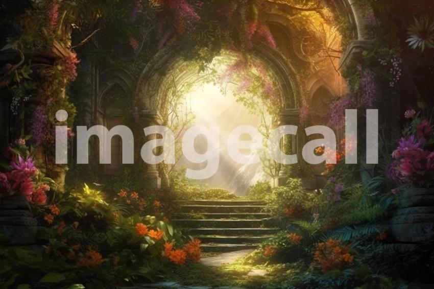 A005 Fantasy Forest Arch Backdrops (2)