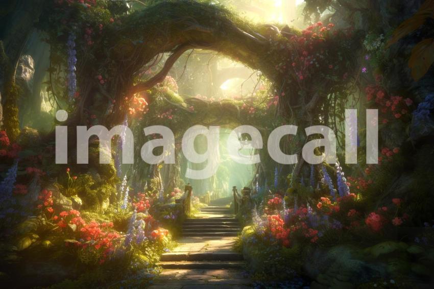 A005 Fantasy Forest Arch Backdrops (8)